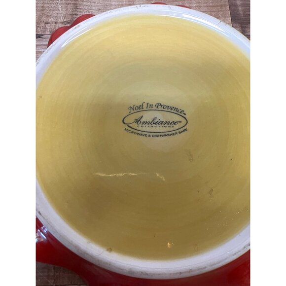 Noel In Provence Ambiance Christmas Tree Ceramic Plate 8" - Picture 3 of 4